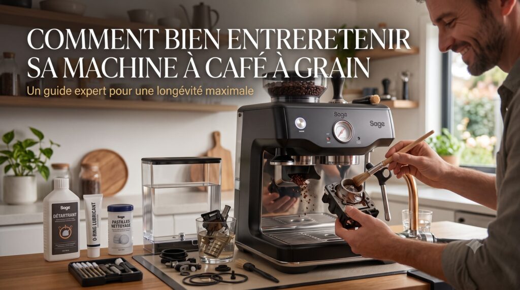 Comment bien entretenir sa machine à café à grain