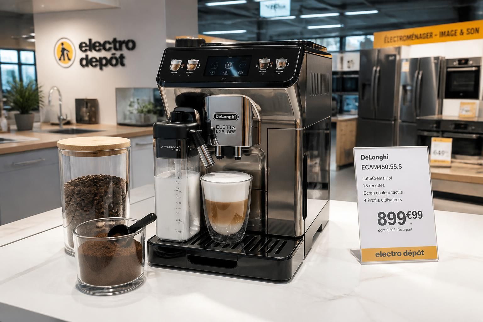 découvrez notre sélection de machines à café en grain chez electro dépôt : alliez qualité et prix imbattables pour un café fraîchement moulu à la maison.