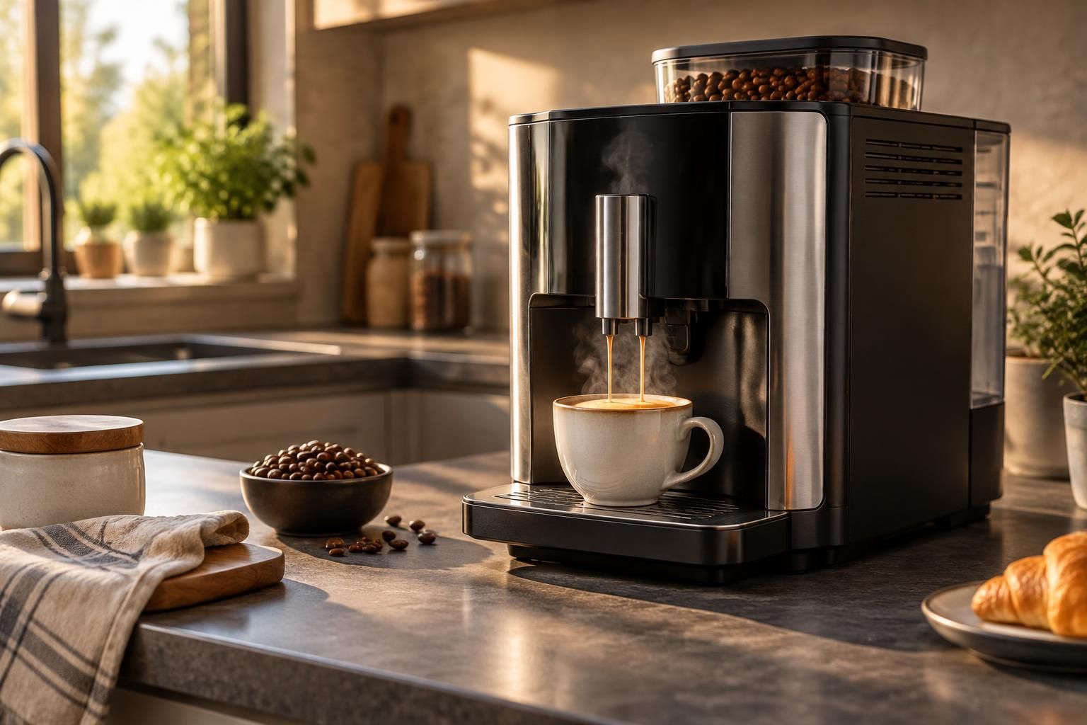 découvrez la machine à café à grain krups et savourez chez vous un café fraîchement moulu, riche en arômes et préparé selon vos envies.